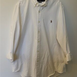 Ralph Lauren White Button Down Shirt